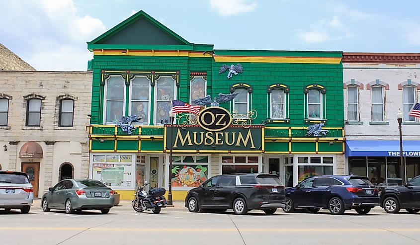 Museum building on the Main Street of Wamego.