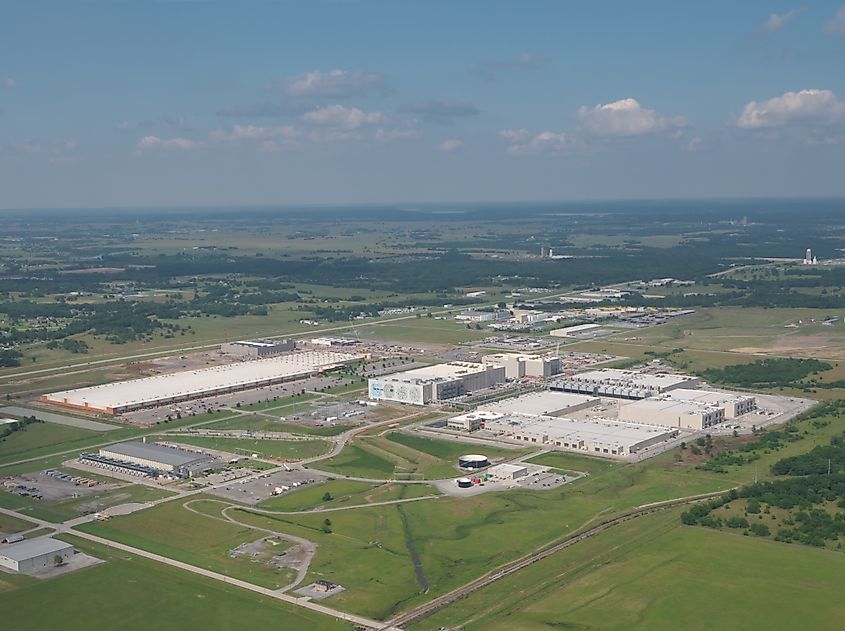 Google Data Center outside Pryor Creek, Oklahoma