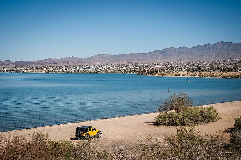 View of Lake Havasu in Arizona, Nevada.