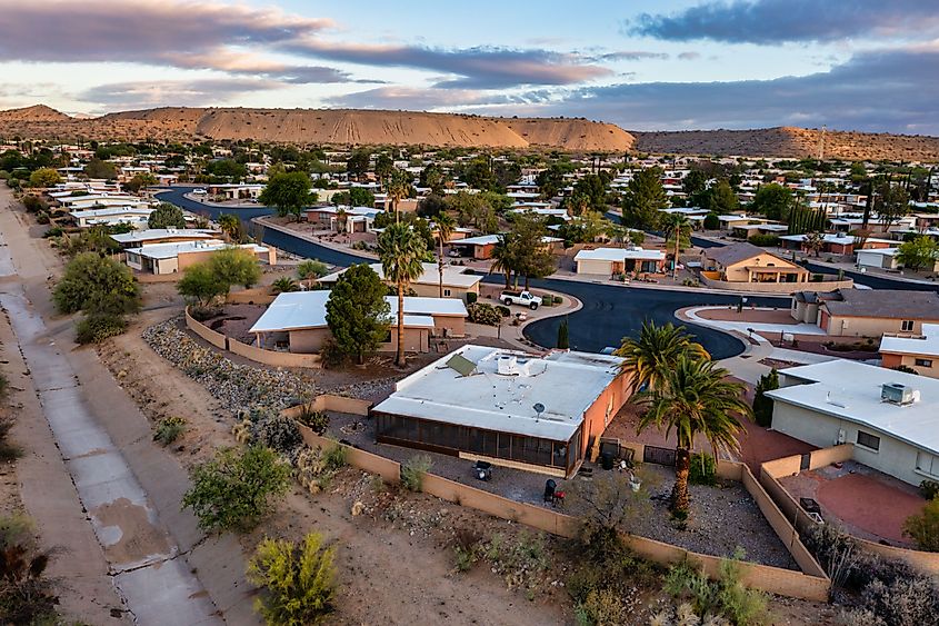 Overlooking Green Valley, Arizona.