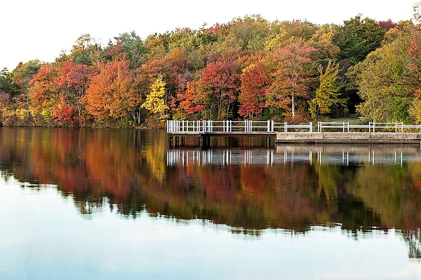 Tobyhanna State Park in Pennsylvania.