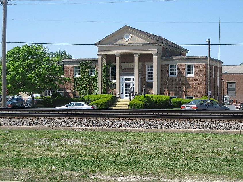 Public library in Sandwich, Illinois.