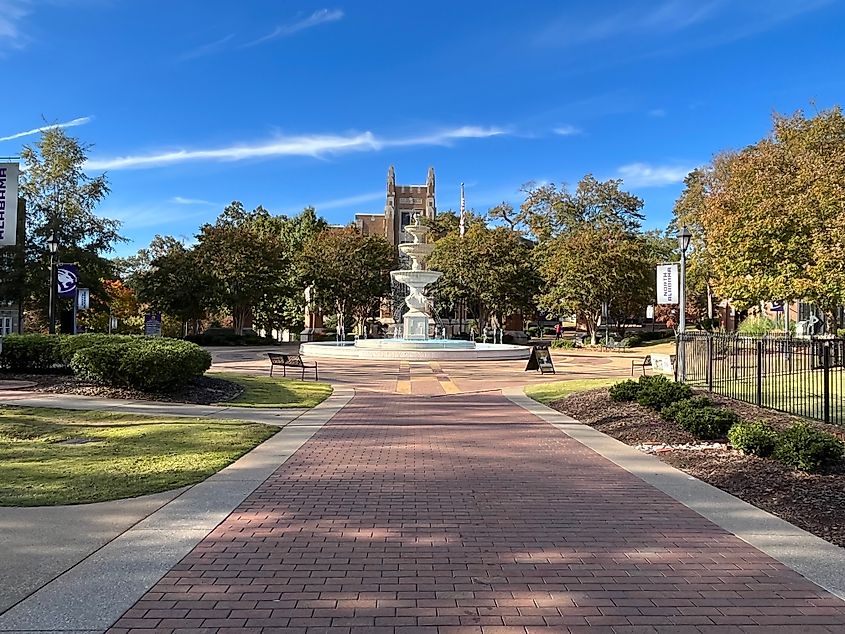 University of North Alabama campus in Florence, Alabama.