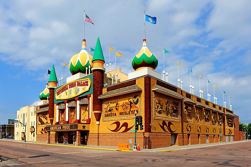 The famous Corn Palace of Mitchell, South Dakota