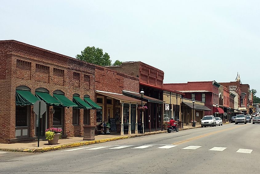 Main Street, Van Buren, Arkansas.