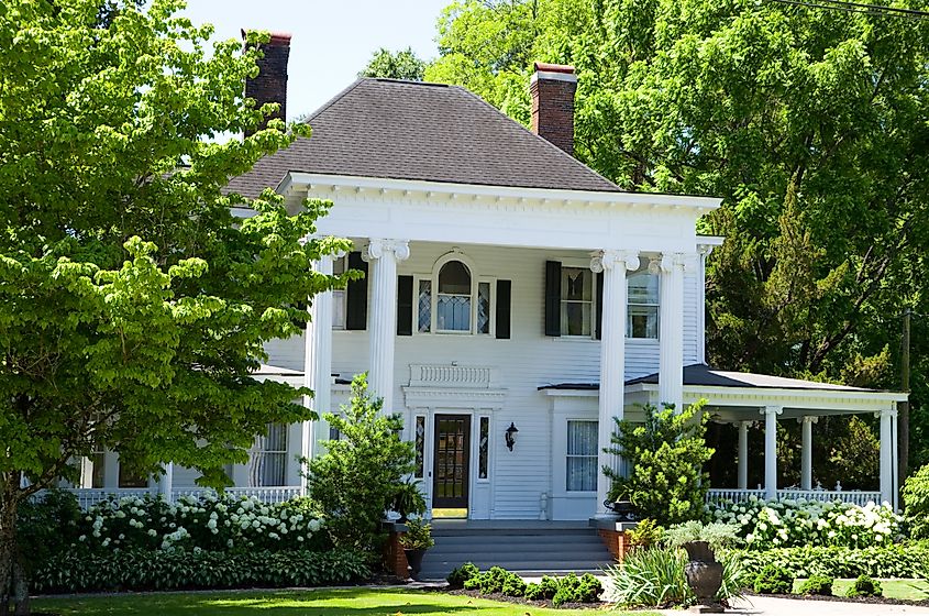 Historic mansion in Walhalla, South Carolina.