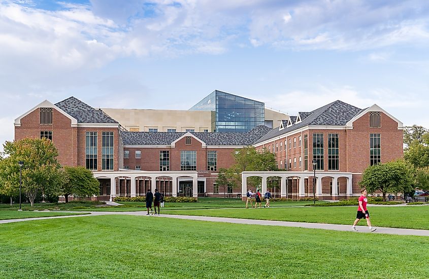 The Esther L. Kauffman Academic Residential Center on the campus of the University of Nebraska. 