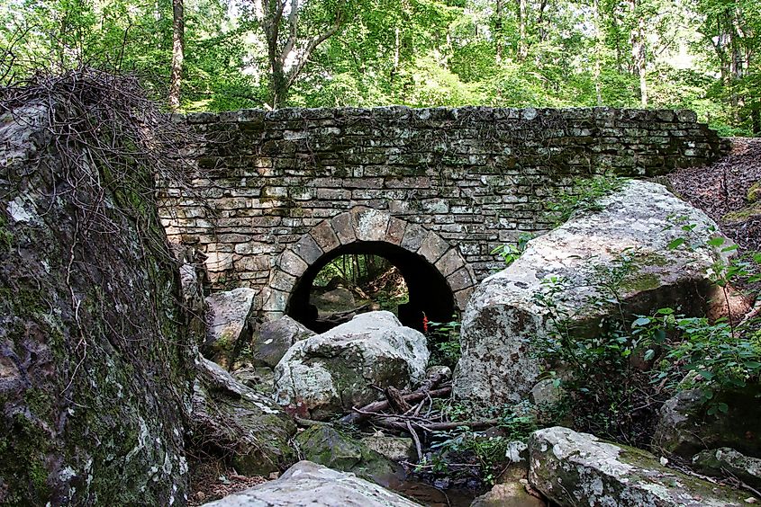 Old stone bridge Tishomingo State park