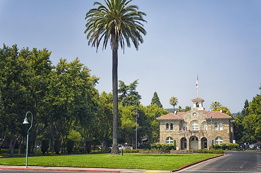 Sonoma Plaza park, Sonoma, California