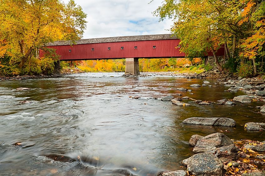 The West Cornwall Covered Bridge over the Housatonic River