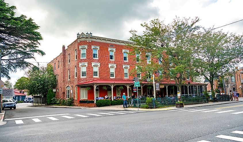 Downtown Berlin, Maryland.