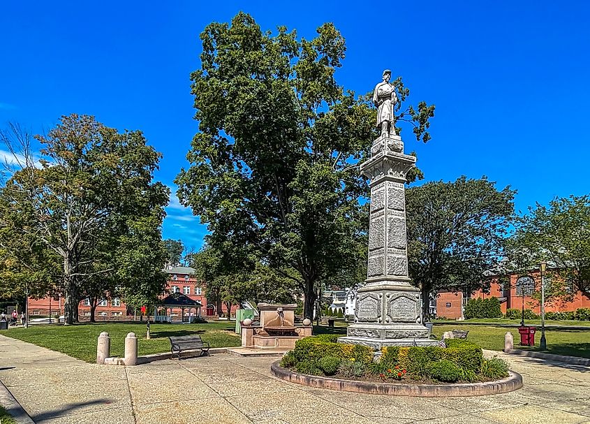 Naugatuck Green in Connecticut.