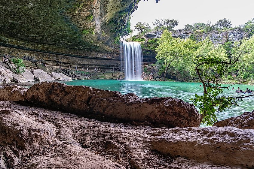 The Hamilton Pool Preserve in Texas.