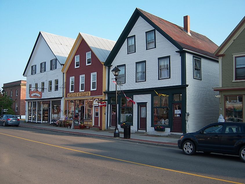 Historic town centre. 