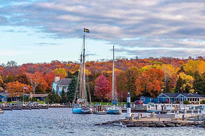 The harbor at Sister Bay, Wisconsin