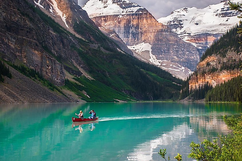 Lake Louise in Alberta, Canada. Image credit: Jordan Feeg via Shutterstock.