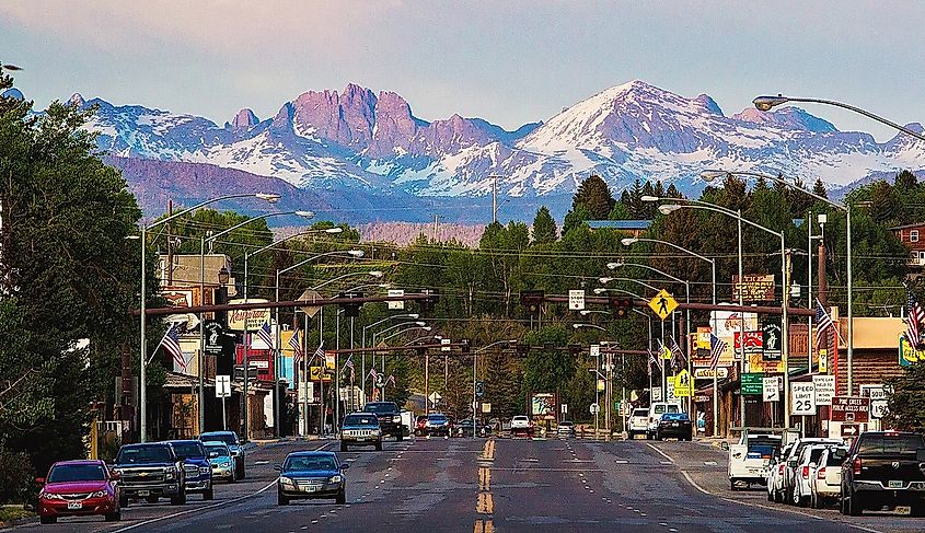 Downtown Pinedale, Wyoming.