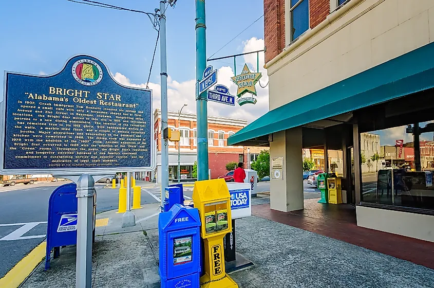 Bessemer, Alabama's, Bright Star restaurant.