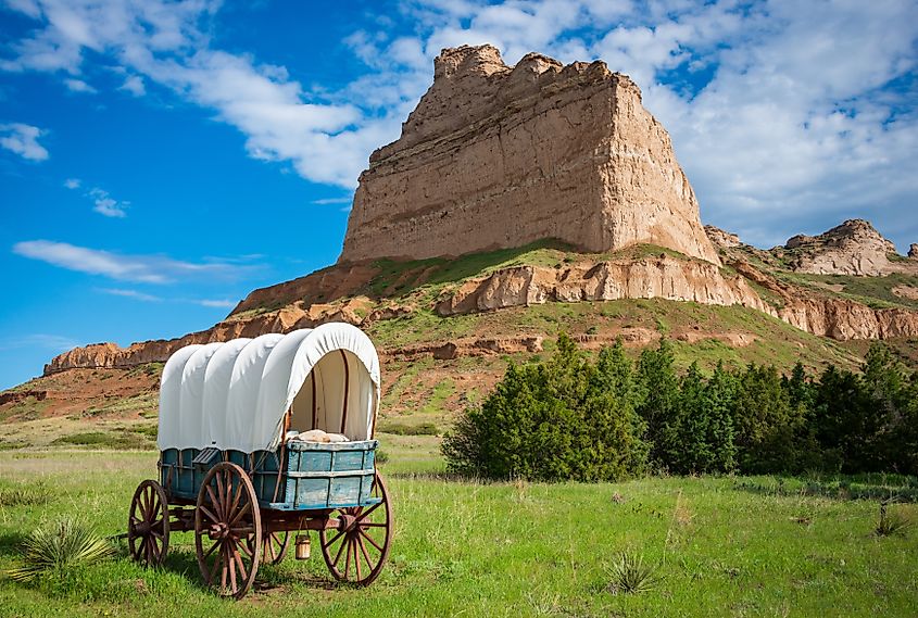 Scotts Bluff National Monument in Nebraska.