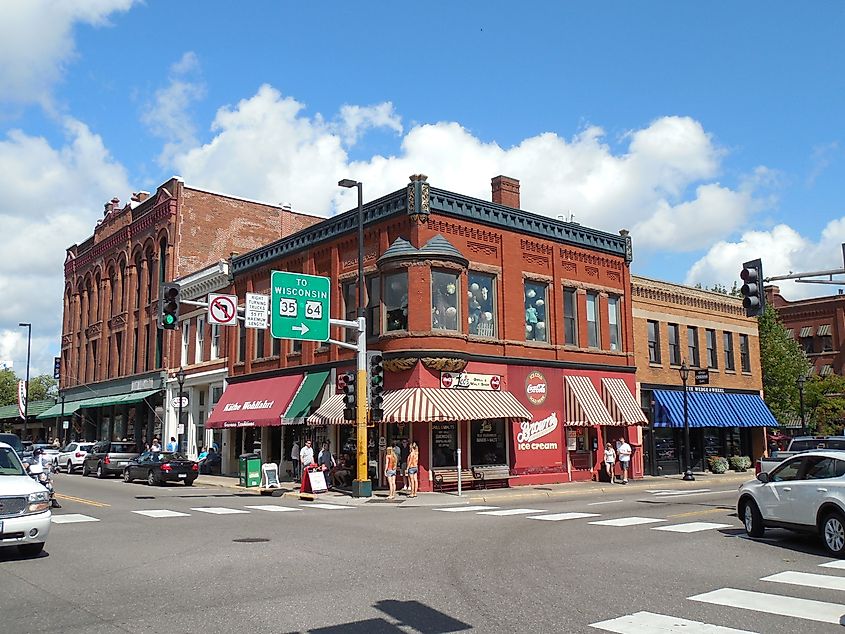 Downtown Stillwater, Minnesota.