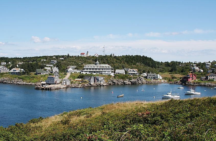 Monhegan Island in Maine.