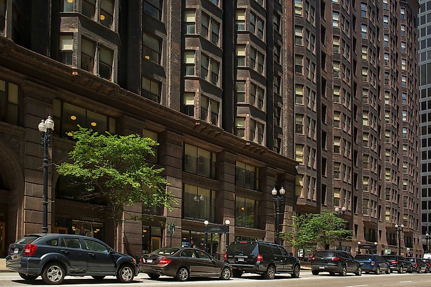 Monadnock Building. Editorial credit: Conchi Martinez / Shutterstock.com