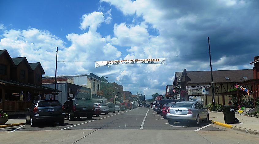 Hayward, Wisconsin, known as the "Home of the American Birkebeiner," is a town in Sawyer County.