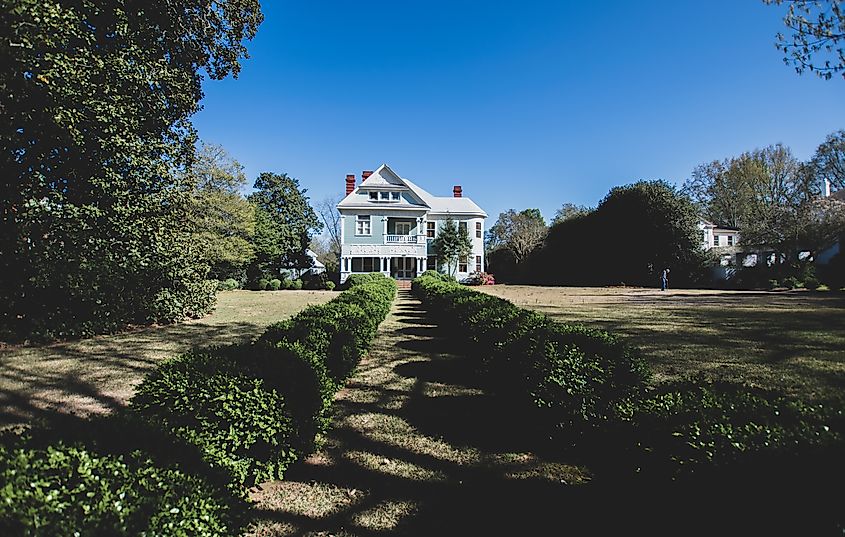 A historic home along Georgia's Antebellum Trail.