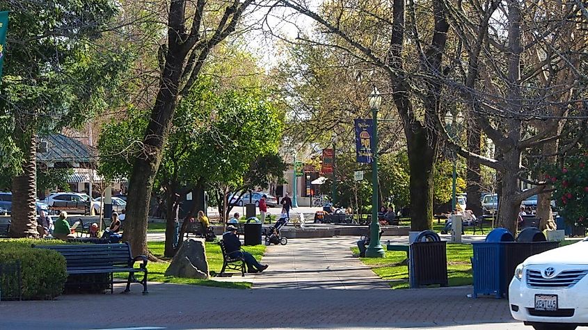 People having a good time with friends and family in Healdsburg, California. Image credit: Clay Gilliland via Flickr.com.