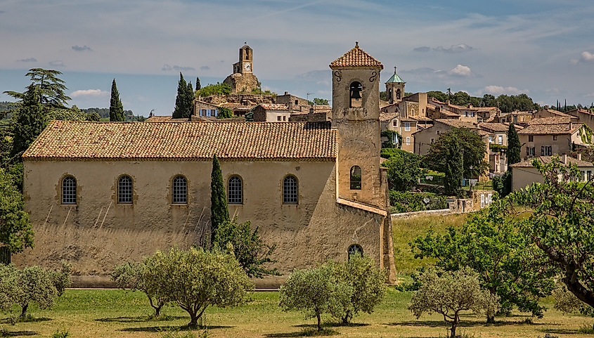 Lourmarin village in France.