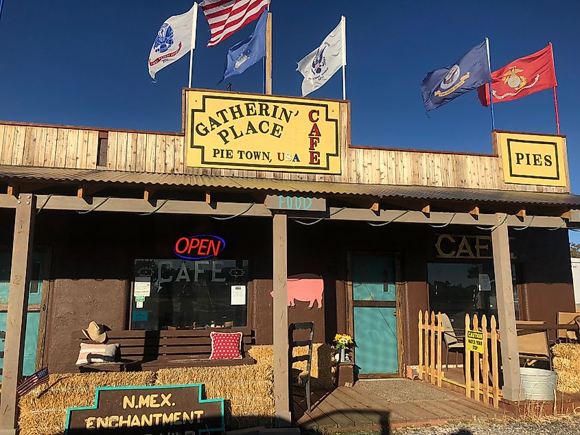 atherin’ Place Cafe and Pie Shop in Pie Town, New Mexico.