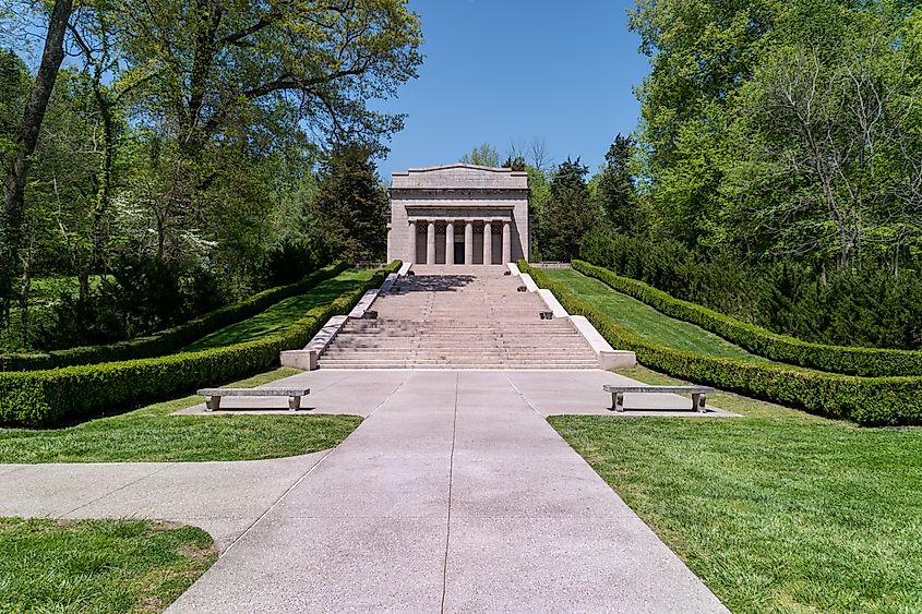 Abraham Lincoln Birthplace National Historical Park in Hodgenville, Kentucky.