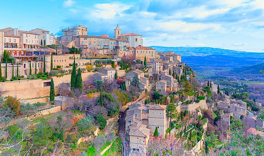 Beautiful medieval town Gordes - Provence, France