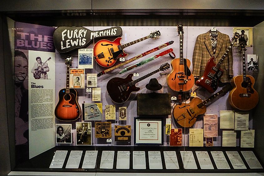 A blues showcase at the Rock and Roll Hall of Fame in Cleveland, Ohio.