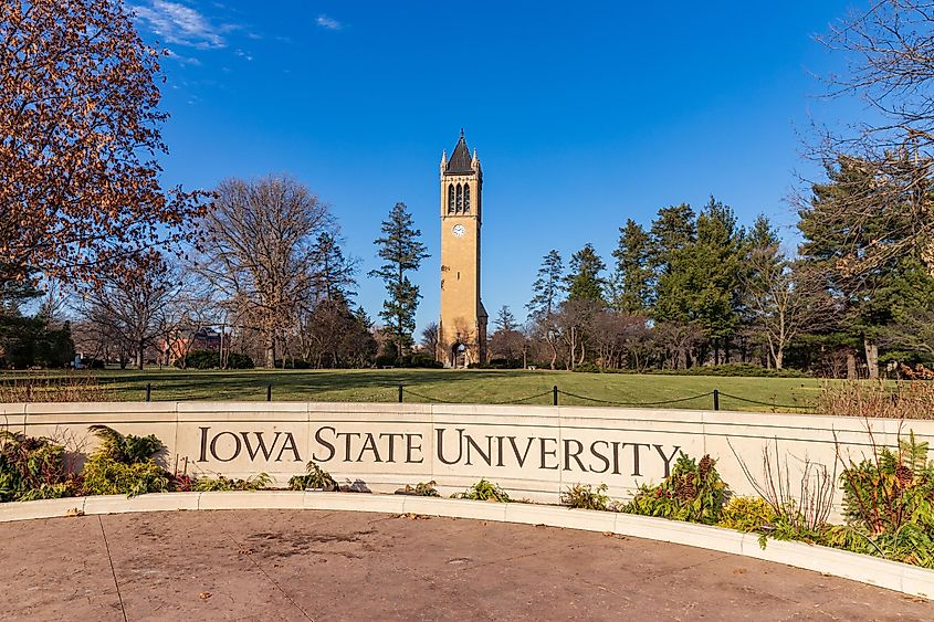 Iowa State University in Ames, Iowa.