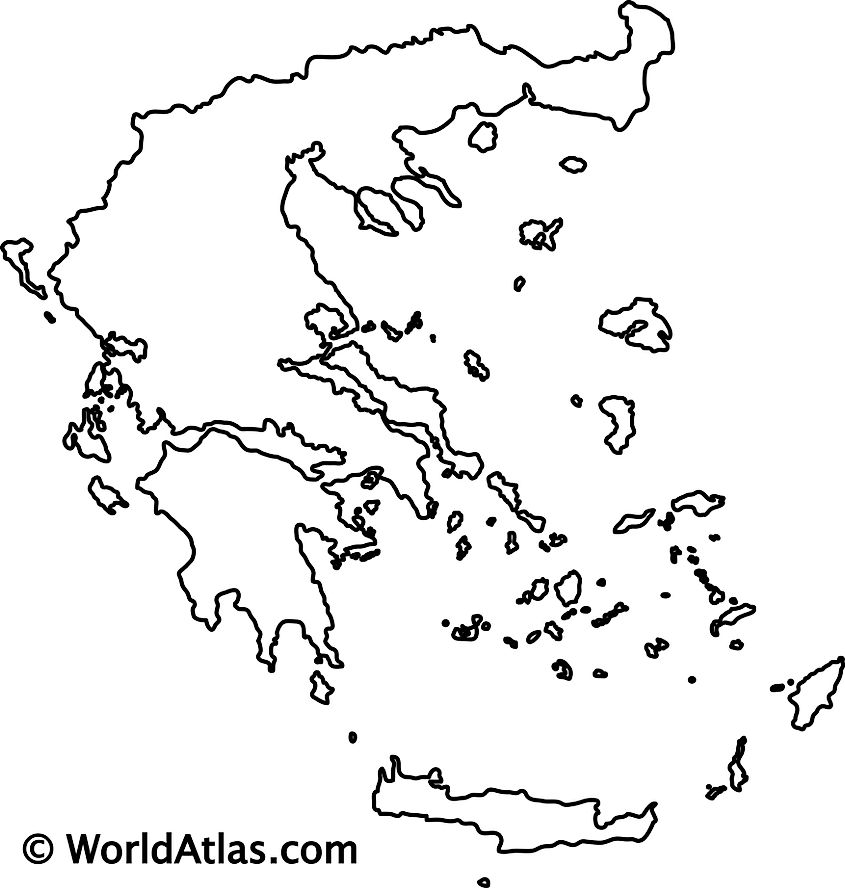 Blank Map Of Greece Greece Maps & Facts - World Atlas