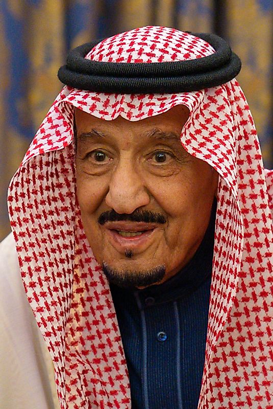 King Salman in Riyadh, Saudi Arabia, on February 20, 2020. (Public domain/Wikimedia)