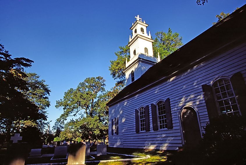 Old St. David's Episcopal Church in Cheraw, South Carolina.