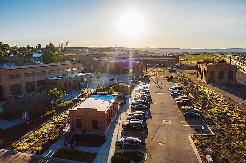 Evanston Roundhouse and Railyards Complex in Wyoming.