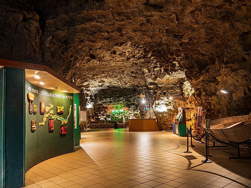 Interior view of the Meramec Caverns