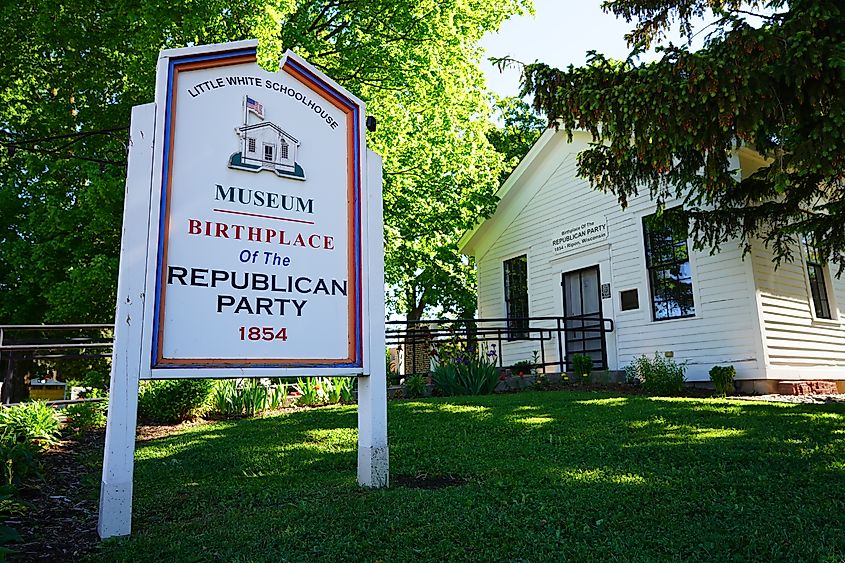 Birthplace of the Republican Party in Ripon, Wisconsin