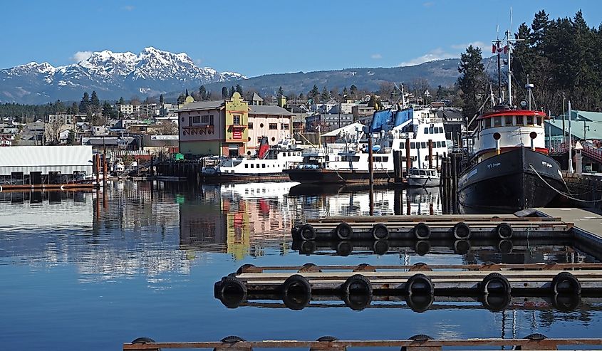 The city of Port Alberni on Vancouver Island.