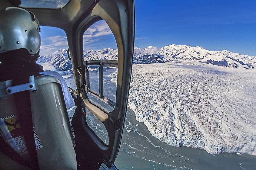 Alaskan helicopter tour.