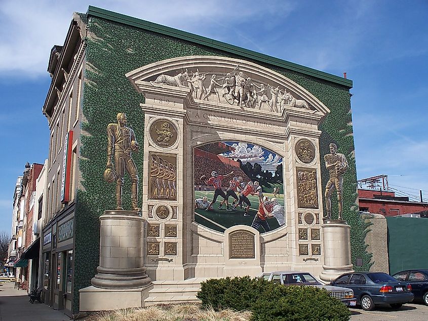 Mural in downtown Massillon, Ohio.