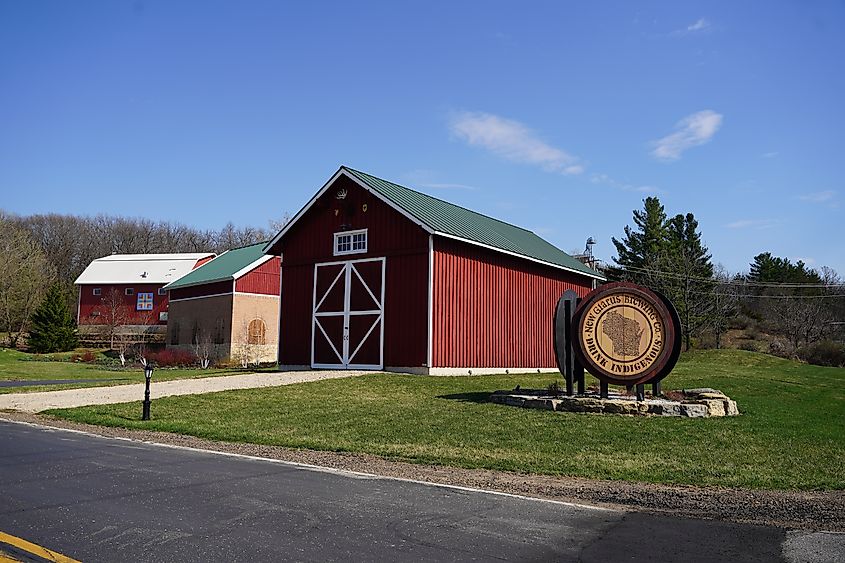 The New Glarus Brewing Company in New Glarus, Wisconsin