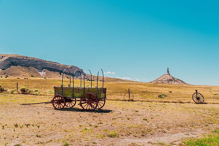 Chimney Rock National Historic Site, Nebraska.