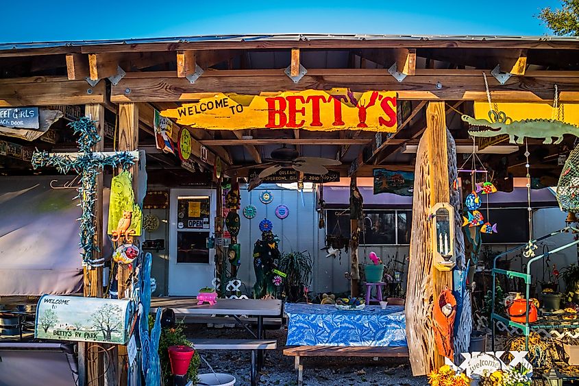 The Betty souvenir shop in Abbeville, Louisiana