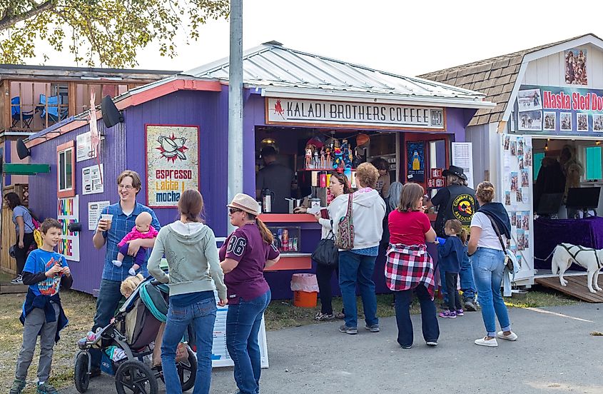 Alaska State Fair in Palmer.