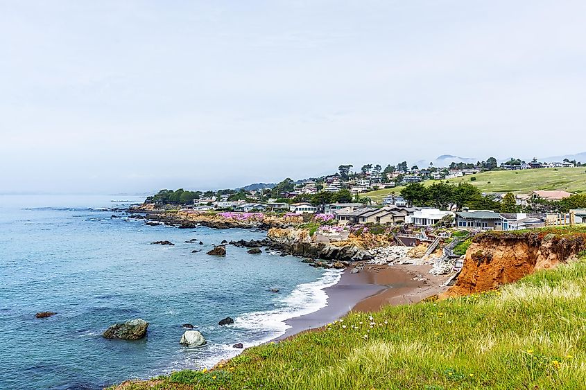 The charming coastal town of Cambria in California.