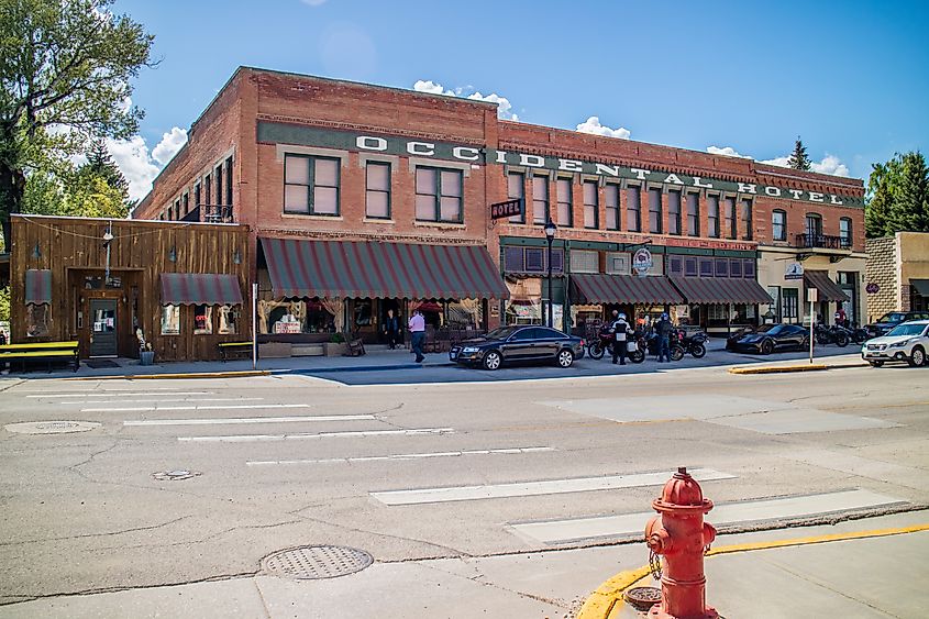 Street view in Buffalo, Wyoming. 